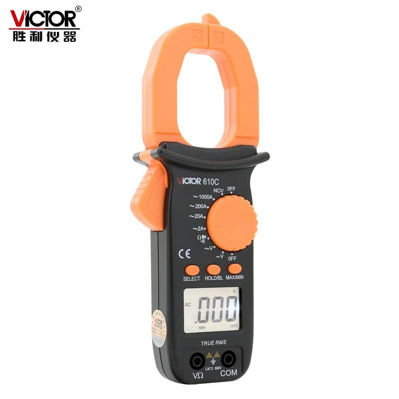 胜利VICTOR 606交直流钳表VC606A/B/C VC610B/C高精度数字钳形表