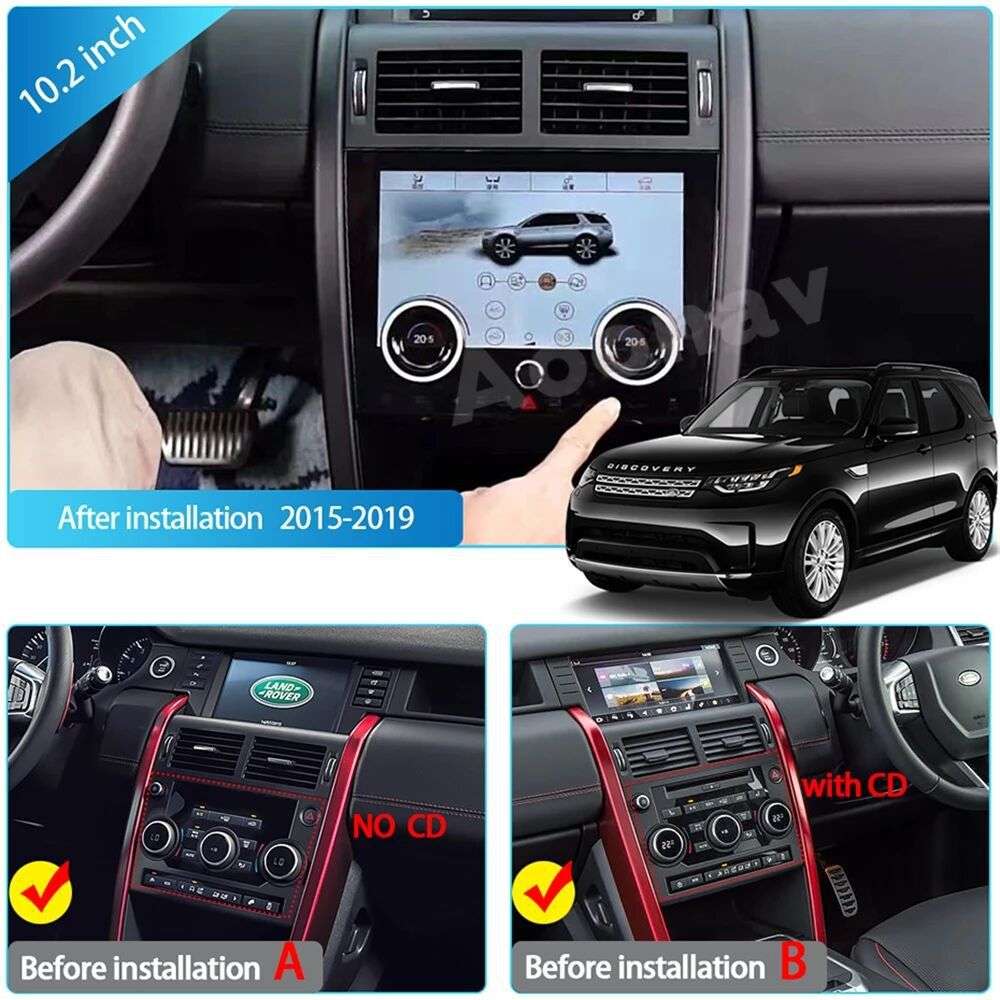 适用路虎发现神行L550大屏中控改装导航一体机汽车多媒体Carplay