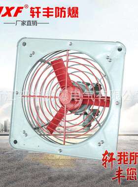 厂家供应 FAG-400/380V防爆挂壁式排风扇 防爆电风扇 IIC T4可选