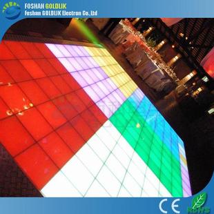 厂家直销重力感应LED七彩发光跳舞砖发光地砖