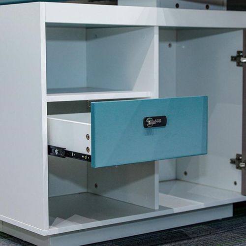 现简约职员办公代办公室4人作卡桌 桌工办公桌屏风工作职员电脑台