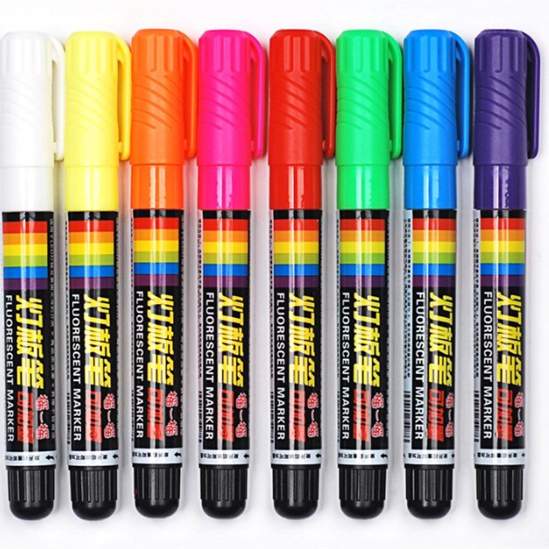 包邮灯板笔 LED电子荧光板专用可加墨荧光笔  补充液