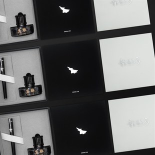 HK中航空歼20J20j20钢笔国潮书写签字笔套装 高档商务办公磨砂钢笔