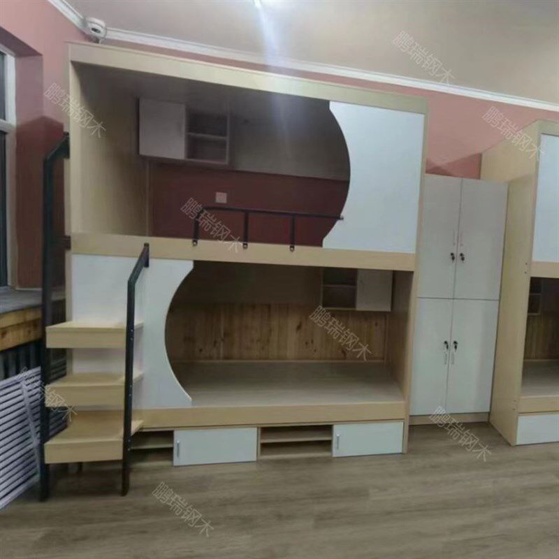 上下铺组合床高低床辅导班上下床双层床两层架子床电竞床木床寝室