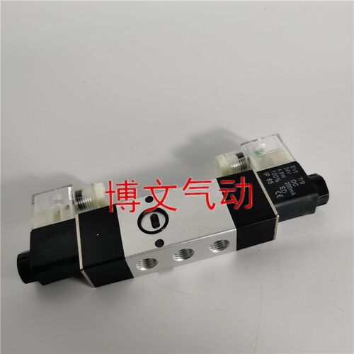 豪澄打刀缸电磁阀4M32008B-KCZ020B双作用换向阀DC24V
