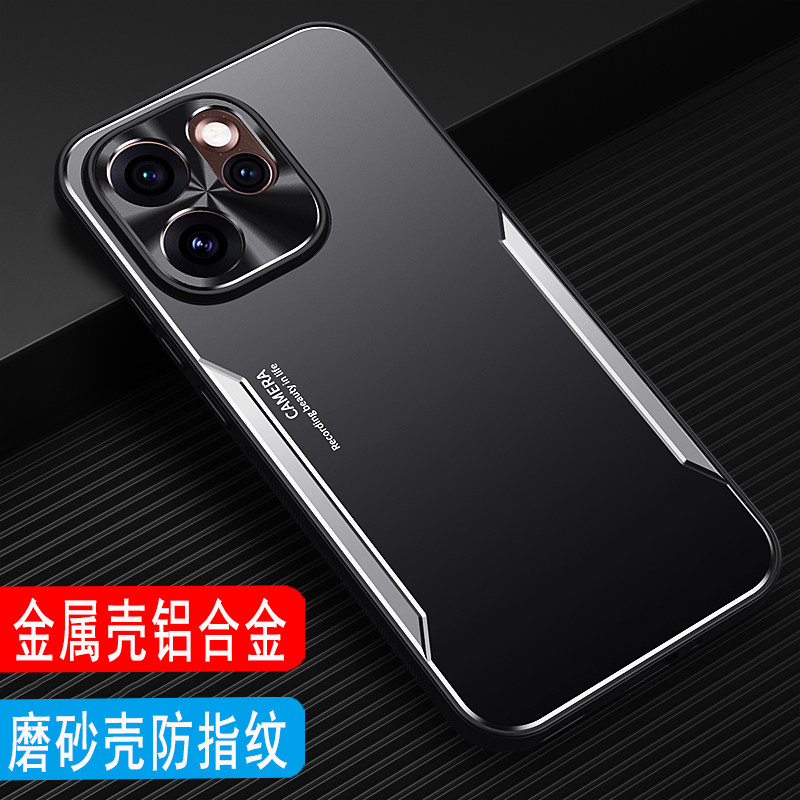 适用于OPPO Reno15C手机壳金属壳镜头保护套Reno15外壳全包软硅胶套15Pro磨砂壳铝合金背板后壳防摔商务男款