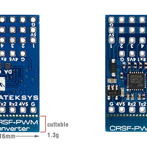 MATEK CRSF-PWM-6 / CRSF-PWM-C 黑羊TBS信号转换器固定翼飞翼用