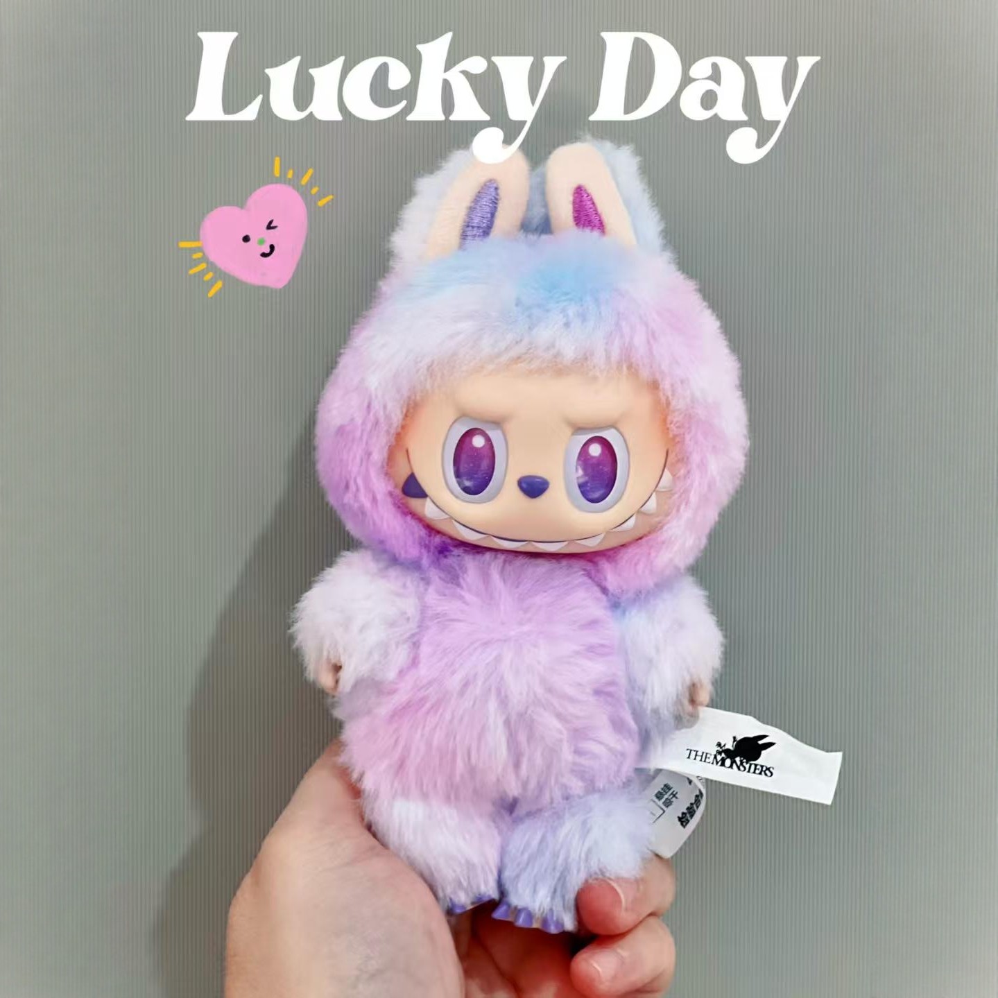 拉布不毛绒公仔三代包挂件