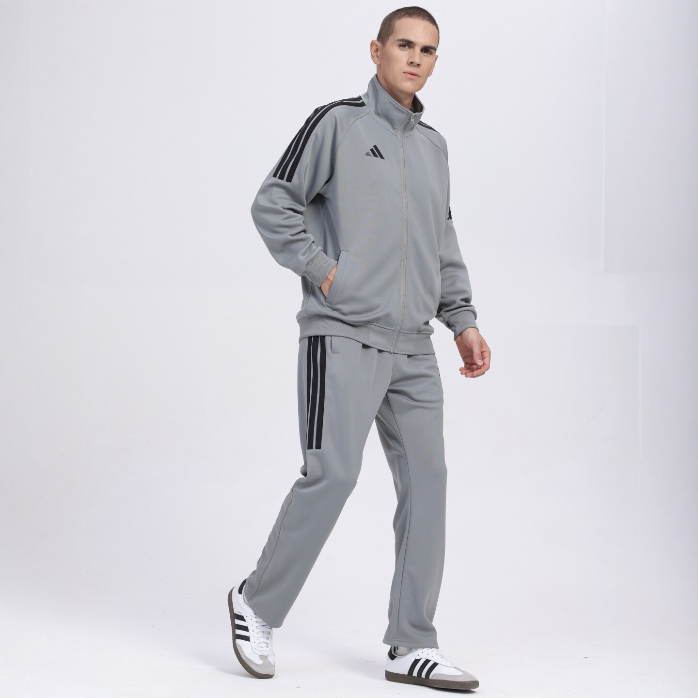 Adidas/阿迪达斯男士运动套装秋季日常休闲穿搭外套裤子一整套