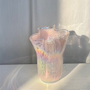 粉色珠 花瓶 手工玻光花瓶璃家居好物分享 客厅花瓶桌面花瓶 摆件