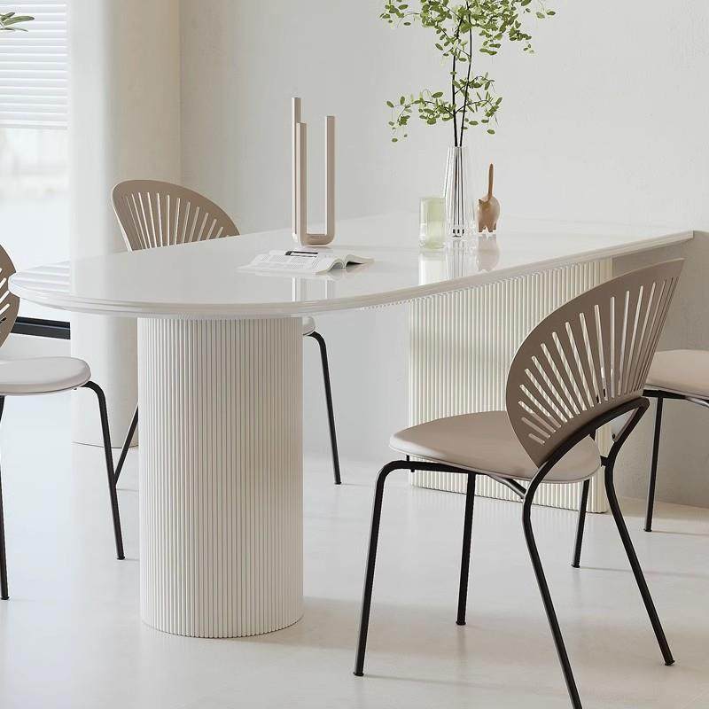 奶油风餐桌椅组合现代简约小户型纯白色岩板异形中岛台一体式饭桌,模玩/动漫/周边/娃圈三坑/桌游,模型制作工具/辅料耗材,淘宝优惠券,粉丝福利购,淘宝优惠卷