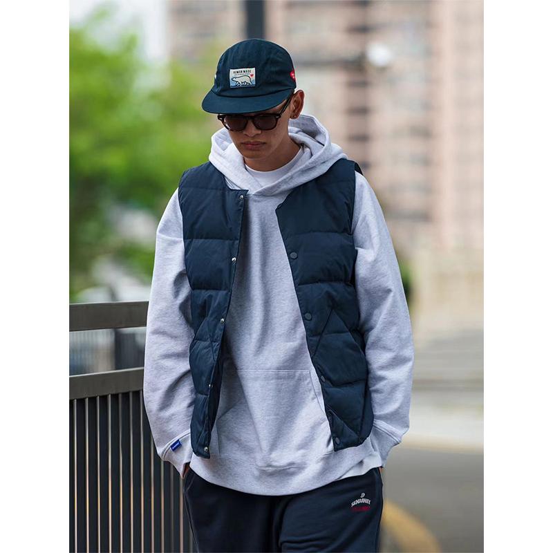 SENDAWAY日系工装羽绒马甲90绒