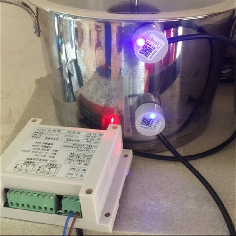 非接触式液位检测液金属非金属超声波器位控测器高低液位监制开关
