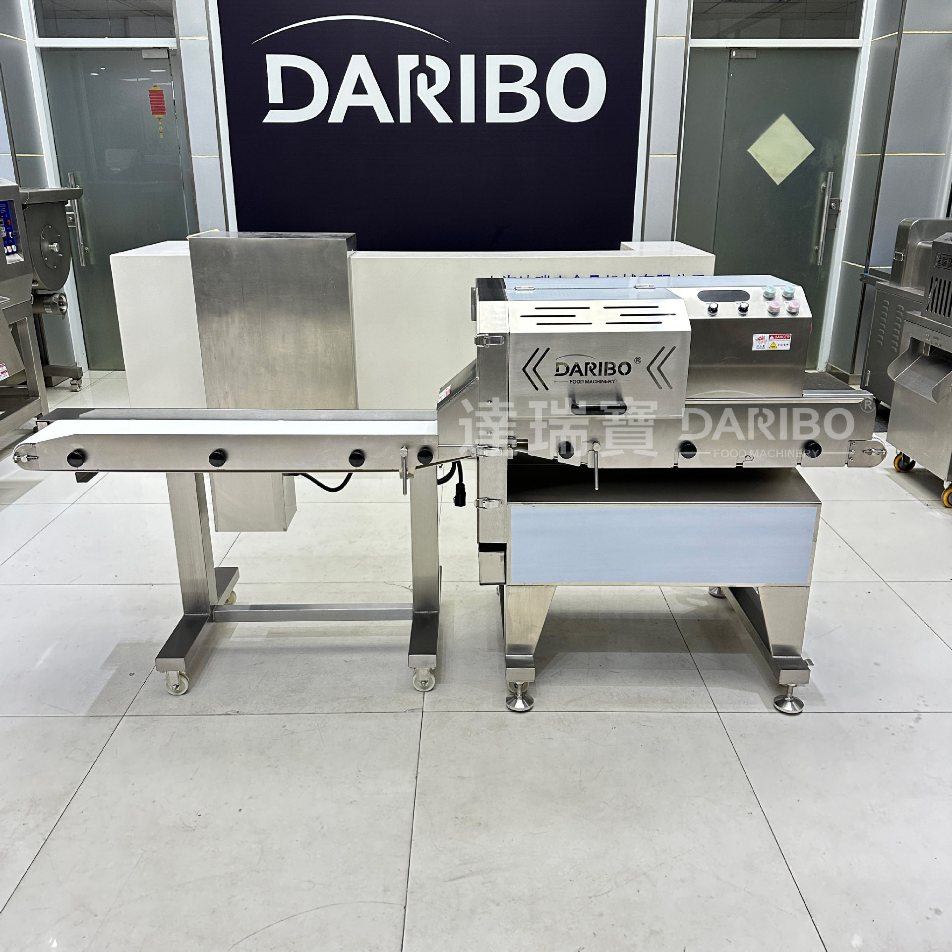 H加宽型熟肉切片器 切割范围0.6-40mm可调  输送带刀片转速可调