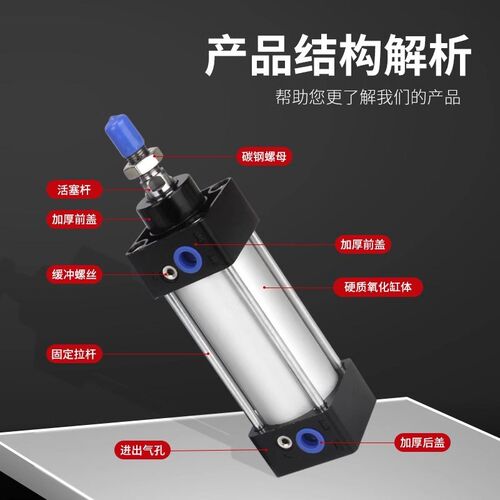马可气动1C标准气缸SC32/63050/75/10*/S25/150/175/200/300
