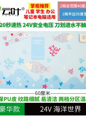 24V暖桌垫发热字学生写垫台电热板加水安全防热大号办公暖桌宝