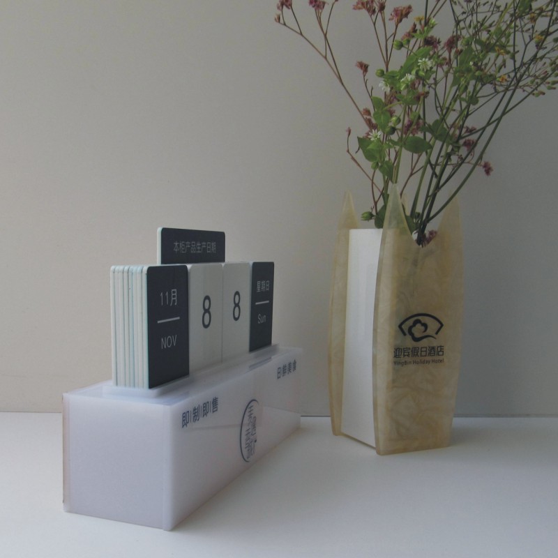 食品生产日期桌牌烘焙面包店产品提示牌压克力板异形各色定制加工