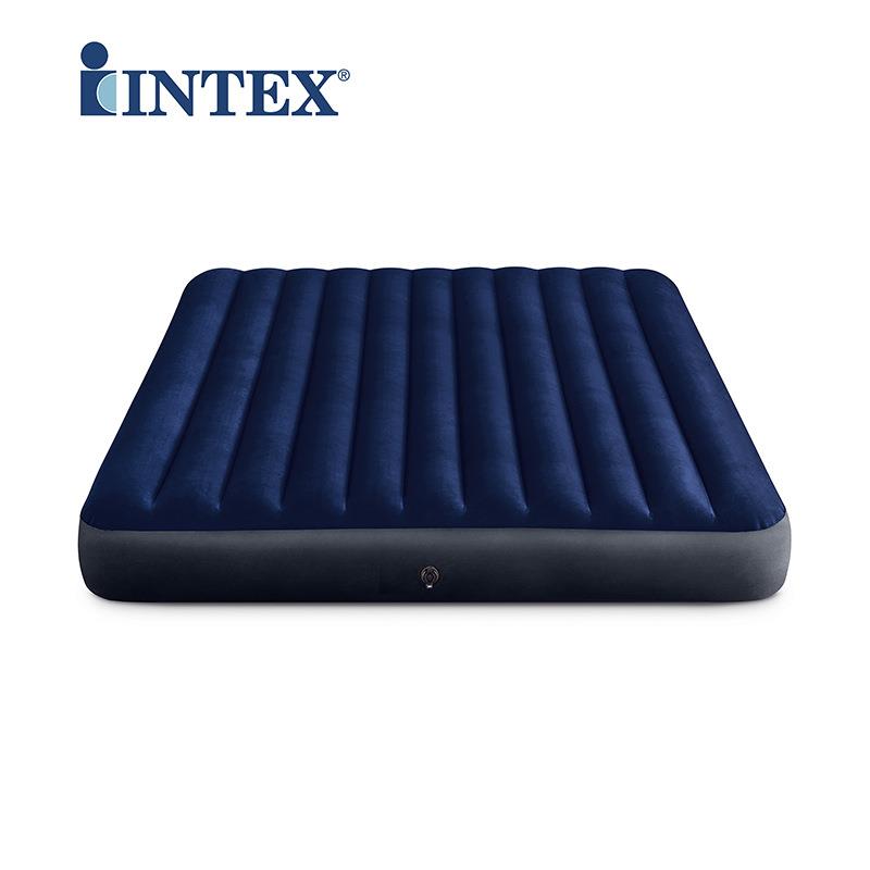 INTEX充气床垫双人特大家用加厚气垫床冲气简易折叠午休床充气床