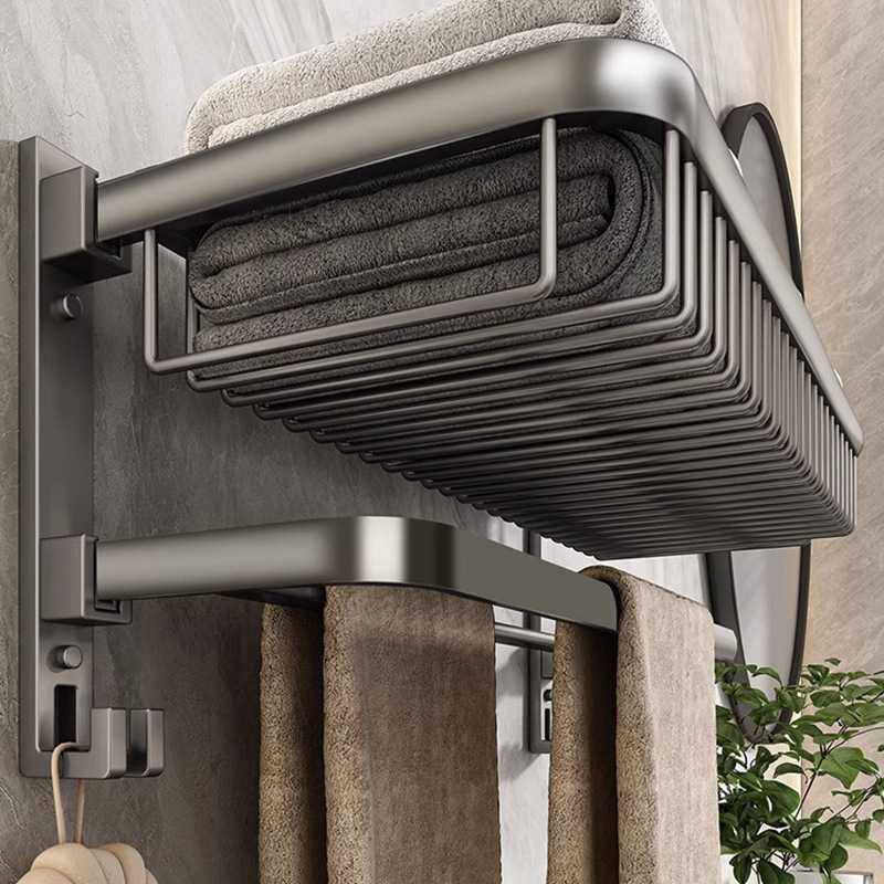 臻辉毛巾架卫生间免打孔浴室置物架网篮收纳洗手间太空铝浴巾架子,家庭/个人清洁工具,毛巾挂/毛巾架,淘宝优惠券,粉丝福利购,淘宝优惠卷
