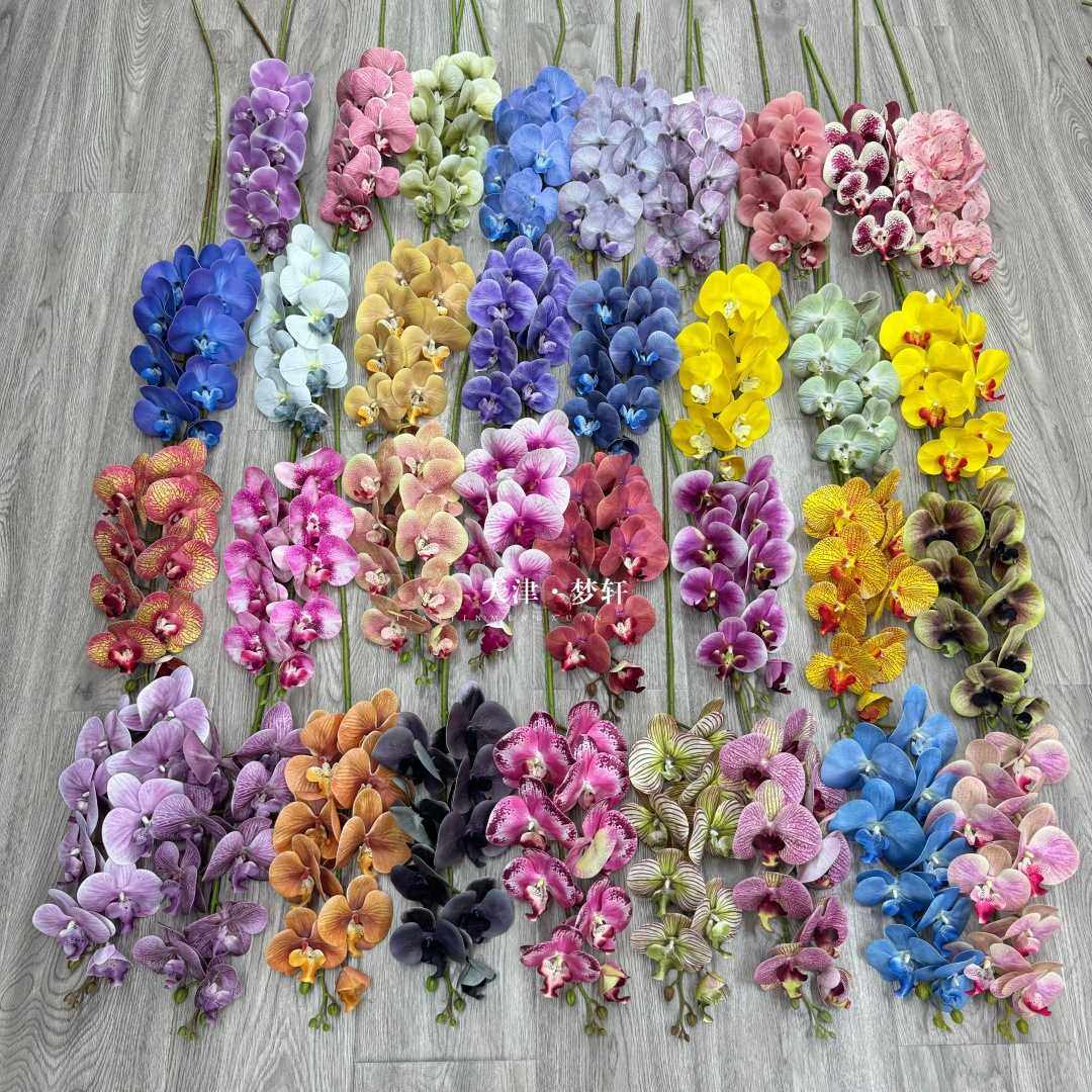 9头3D蝴蝶兰仿真花胶片手感假花婚庆家居插花手工diy配饰婚礼布置,鲜花速递/花卉仿真/绿植园艺,仿真花,淘宝优惠券,粉丝福利购,淘宝优惠卷