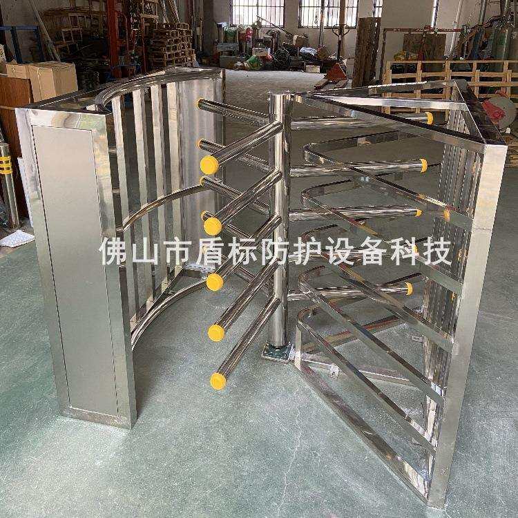 学校饭堂出入口单向通道门不锈钢栅栏滚闸 防止逆旋转门 源头工厂