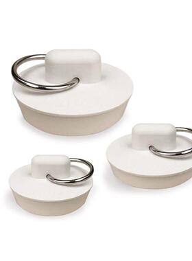 热卖畅销款白色橡胶洗手盆浴缸塞水槽塞下水管塞子水池塞堵水塞