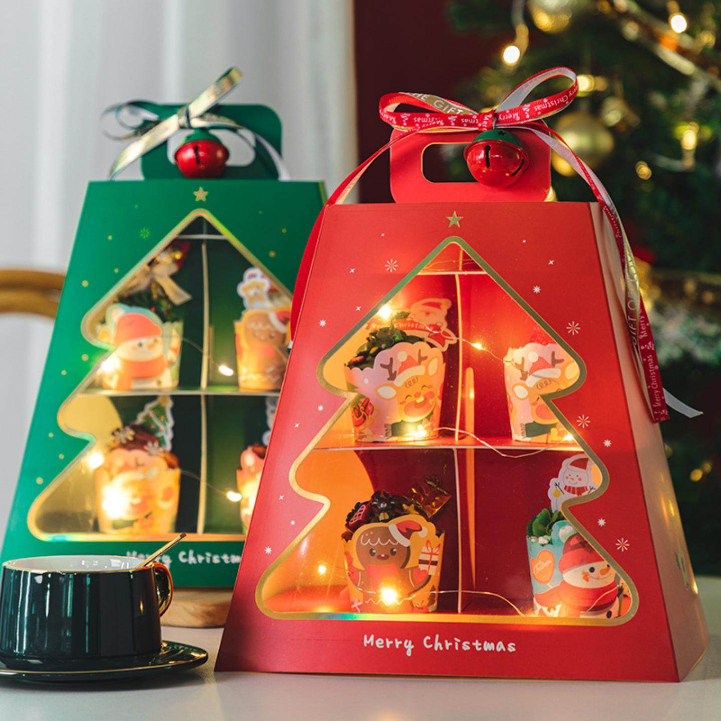 圣诞烘焙包装盒甜品打包盒