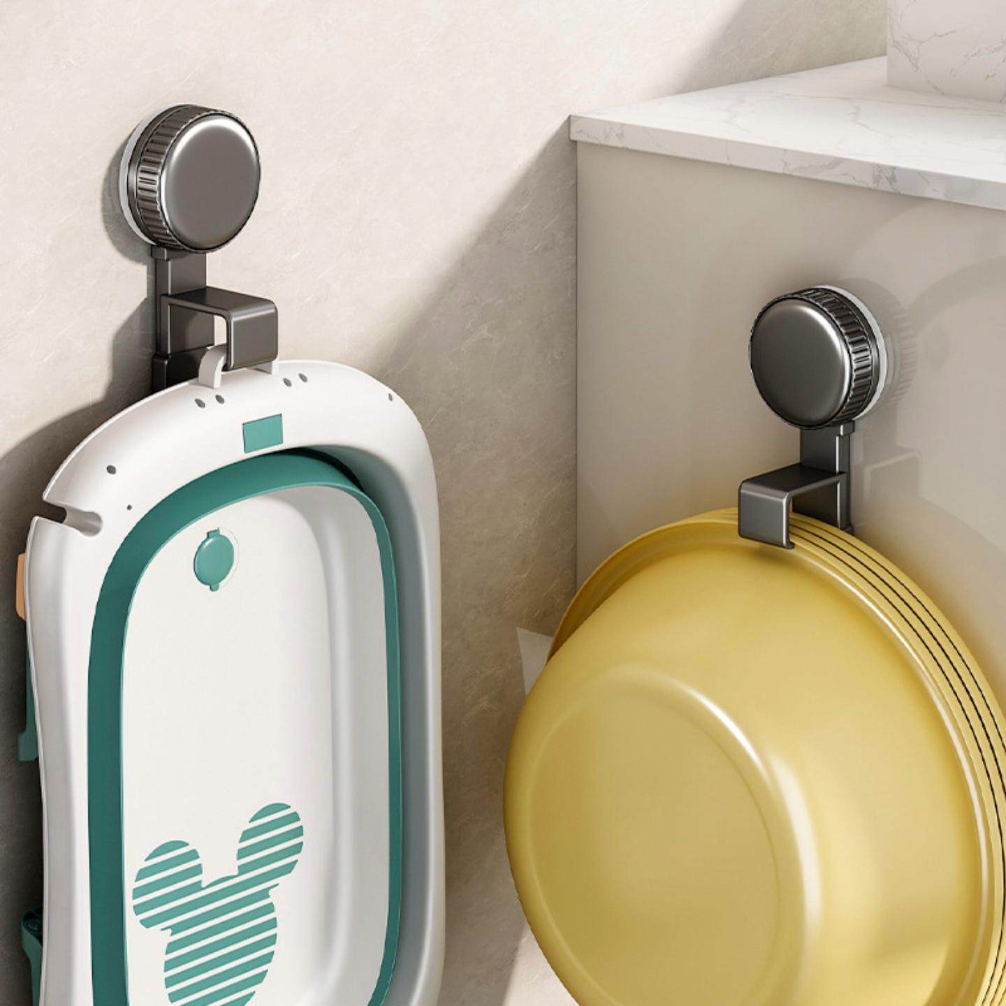 吸盘脸盆收纳架浴室脸盆挂钩卫生间置物架厕所免打孔家用挂盆,家庭/个人清洁工具,脸盆架,淘宝优惠券,粉丝福利购,淘宝优惠卷