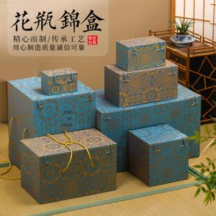花瓶包装盒陶瓷陶器锦盒古玩玉石盒工艺品礼盒摆件礼品盒