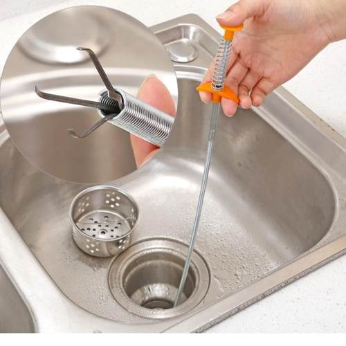 可弯曲下水道拾取疏通器