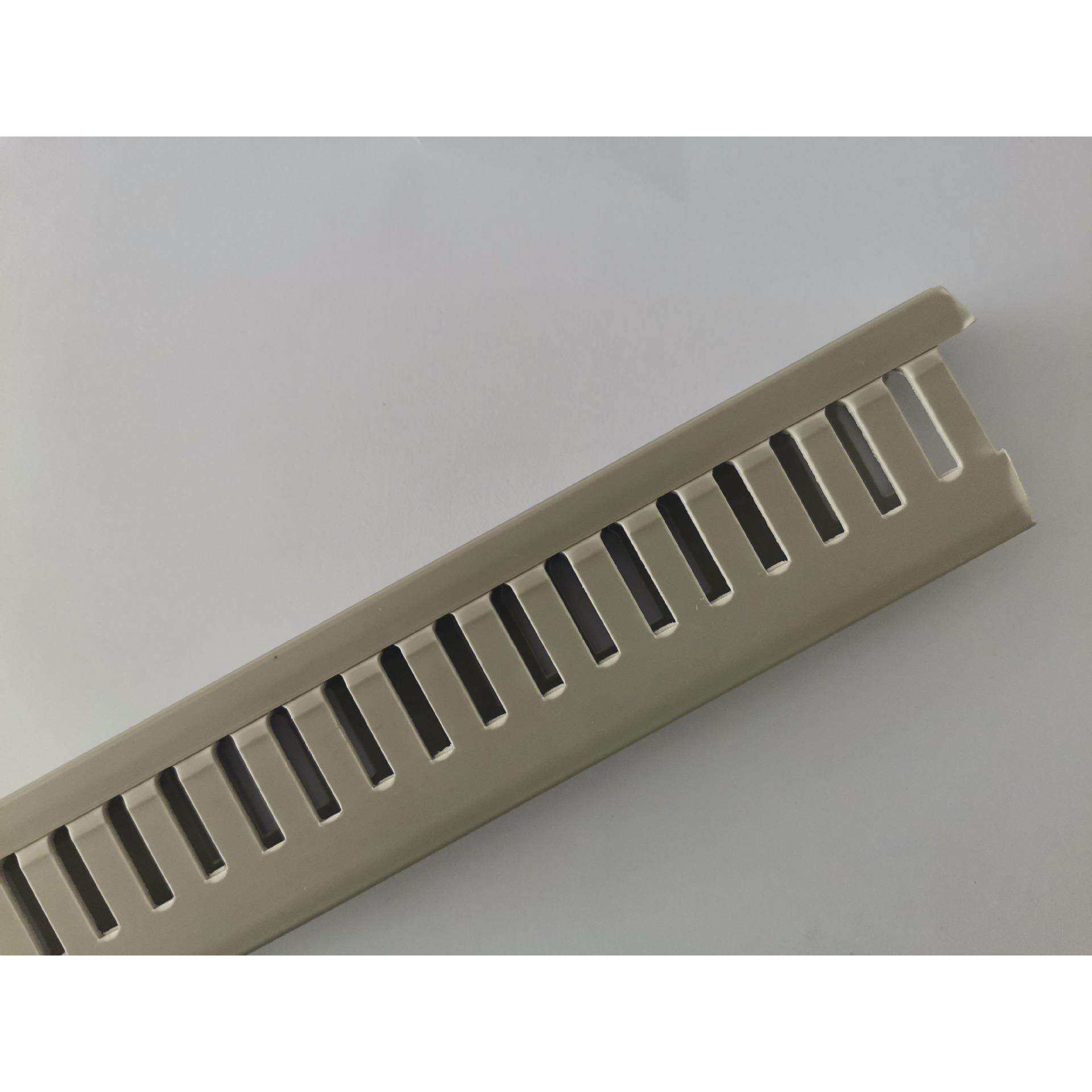 灰色配线线槽 PVC走线槽 40X40mm 卡固原厂4040线槽 4060行线槽