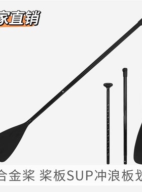 碳纤维浆板桨船桨双头桨皮划艇桨板船桨划桨一体手摇式船龙舟桨