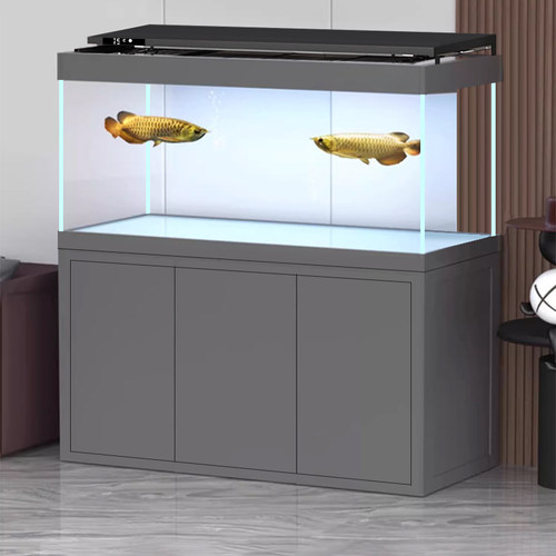 缸内无管件卓底滤鱼缸客厅2024新款宁无管道静音鱼缸大中型定制