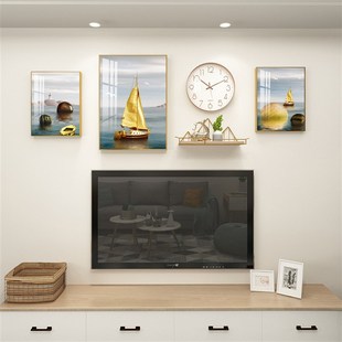 饰挂画 饰品卧室房间墙面墙壁装 电视背景墙装 饰挂件创意客厅墙上装