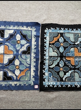 老绣 少数民族纯手工绣片 复古民族风收藏品 老土布贴布绣B012