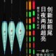 神钓手高灵敏纳米浮漂醒目日夜两用倒锥夜光漂一漂双尾炫彩电子漂