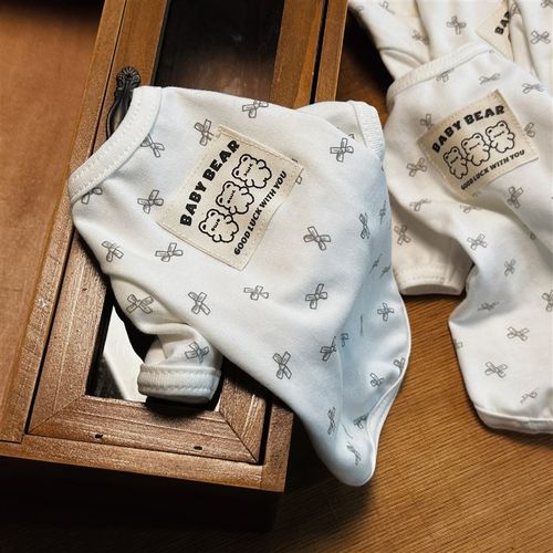 YH 德文猫无毛猫日式家居服睡衣 婴儿棉柔小蝴蝶结冬季新款