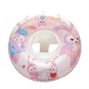 儿童坐圈 加厚强韧PVC胶布芭蕾兔可坐防侧翻宝宝婴幼儿游泳圈座圈