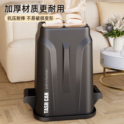 新款厨房专用垃圾桶大容量客厅家用商用免弯腰垃圾收纳超大无盖