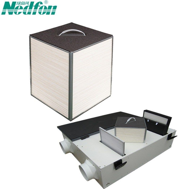 绿岛风新风机商用静音全热交换器新风系统吊顶式双向流新风换气机