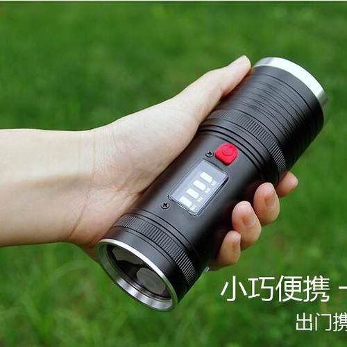 激光夜钓灯六光驱蚊钓鱼灯专用紫蓝光灯台钓氙气灯强光充电手电筒