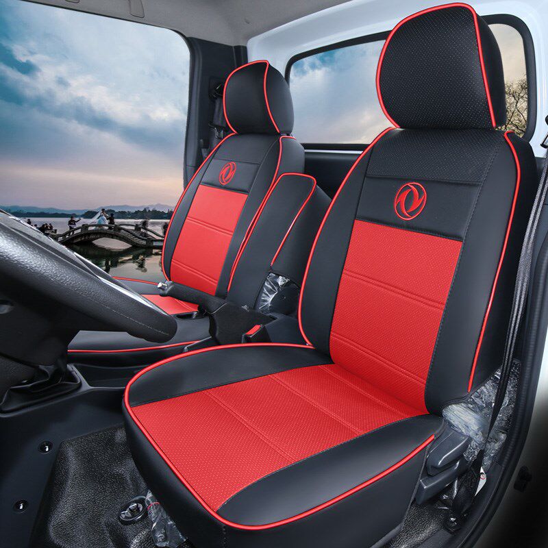 东风途逸t5t3双排座套小康k02小霸王w15w17福瑞卡f3华神t5坐垫套