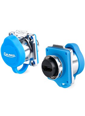 凌科LP-24工业hdmi线2.0版4k高清线防水航空插头插座连接器1米2米