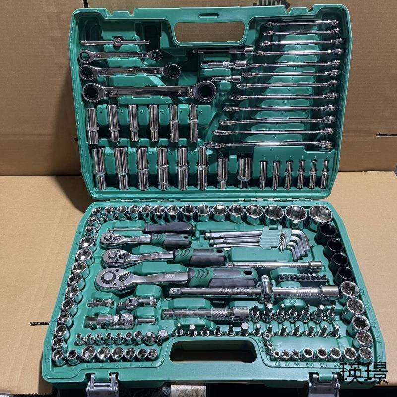 150件套汽修工具套装套筒扳手组合工具维修工具修车汽车维修