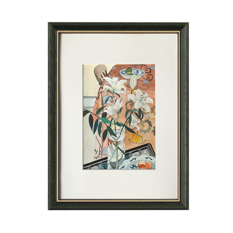 简约实木美式相框挂墙8寸摆台20寸16 24外框a4A3画框装裱8开