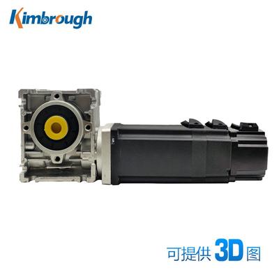 60蜗轮减速刹车无刷电机DC48V400W3000RPM减速比5-100