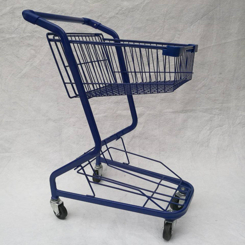 厂家直营双层提篮车商场家用超市购物车酒吧KTV手推车卖场理货车,商业/办公家具,购物车,淘宝优惠券,粉丝福利购,淘宝优惠卷