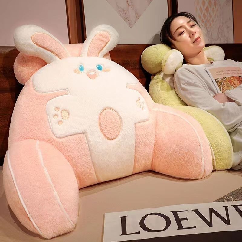 YIKEJIA床头靠枕软包大靠背沙发靠垫宿舍学生床上有钱兔抱枕护腰,居家布艺,腰靠垫,淘宝优惠券,粉丝福利购,淘宝优惠卷