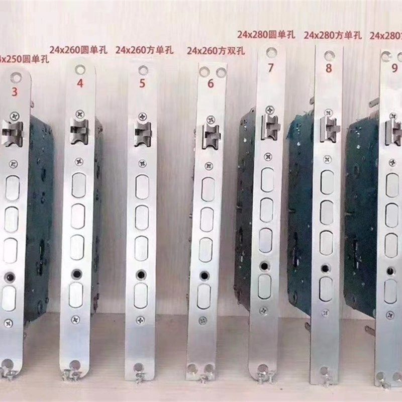 指纹锁锁体智能锁体双开快活24x24030x240各总尺寸