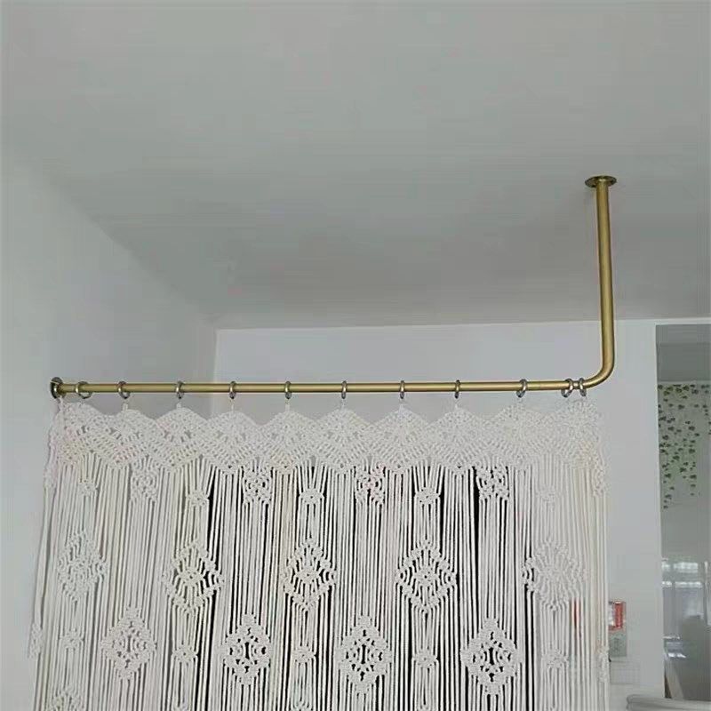 多用性L型挂衣杆转角悬挂式衣架空调挡风帘杆浴帘养生馆隔断帘杆,商业/办公家具,服装展示架,淘宝优惠券,粉丝福利购,淘宝优惠卷